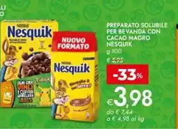 Bennet Preparato solubile per bevanda con cacao magro NESQUIK offerta