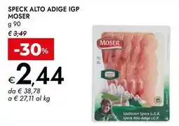 Bennet Speck alto adige igp MOSER offerta