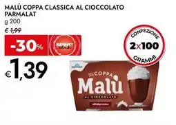 Bennet Malù coppa classica al cioccolato PARMALAT offerta