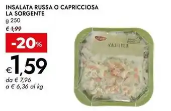 Bennet Insalata russa o capricciosa LA SORGENTE offerta