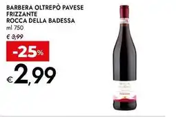 Bennet Barbera oltrepò pavese frizzante ROCCA DELLA BADESSA offerta