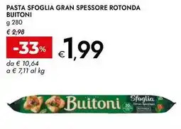 Bennet Pasta sfoglia gran spessore rotonda BUITONI offerta