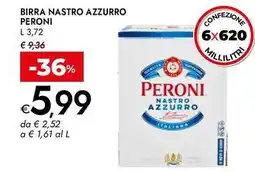 Bennet Birra nastro azzurro PERONI offerta