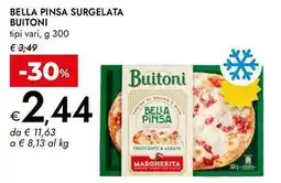 Bennet Bella pinsa surgelata BUITONI offerta