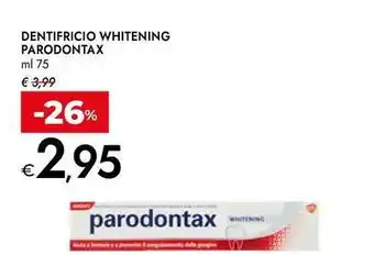 Bennet Dentifricio whitening PARODONTAX offerta