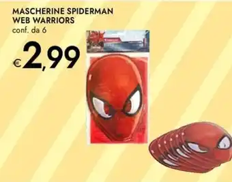 Bennet Mascherine spiderman web warriors offerta