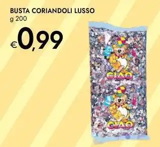 Bennet Busta coriandoli lusso offerta