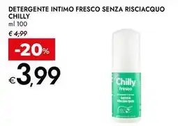 Bennet Detergente intimo fresco senza risciacquo CHILLY offerta