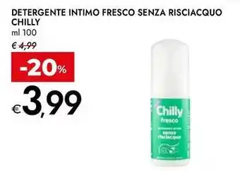 Bennet Detergente intimo fresco senza risciacquo CHILLY offerta