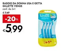 Bennet Rasoio da donna usa e getta GILLETTE VENUS offerta