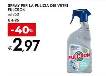 Bennet Spray per la pulizia dei vetri FULCRON offerta