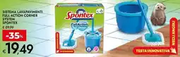 Bennet Sistema lavapavimenti full action corner system SPONTEX offerta