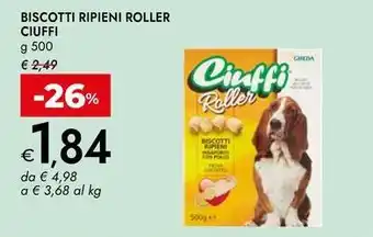 Bennet Biscotti ripieni roller CIUFFI offerta