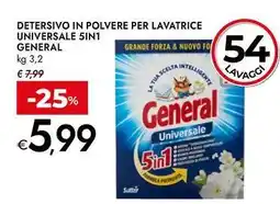 Bennet Detersivo in polvere per lavatrice universale 5in1 GENERAL offerta