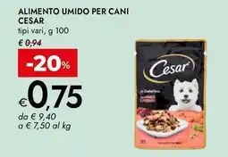 Bennet Alimento umido per cani CESAR offerta