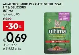 Bennet Alimento umido per gatti sterilizzati fit & delicious ULTIMA offerta