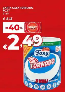 Bennet Carta casa tornado FOXY offerta