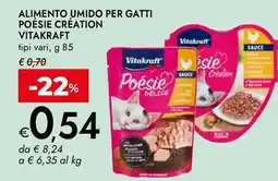 Bennet Alimento umido per gatti poésie création VITAKRAFT offerta