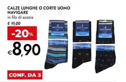 Bennet Calze lunghe o corte uomo navigare offerta