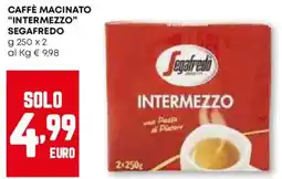 Pam Caffè macinato "intermezzo" SEGAFREDO offerta