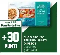 Pam Sugo pronto per primi piatti di pesce assortito offerta