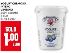 Pam Yogurt cremoso intero VIPITENO offerta