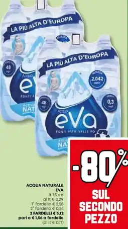 Pam Acqua naturale EVA offerta