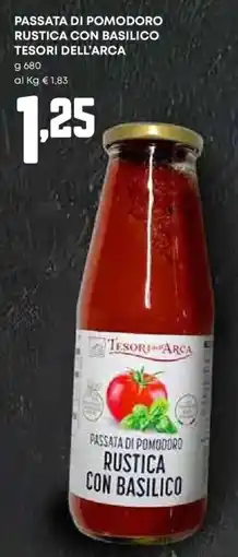 Pam Passata di pomodoro rustica con basilico TESORI DELL'ARCA offerta