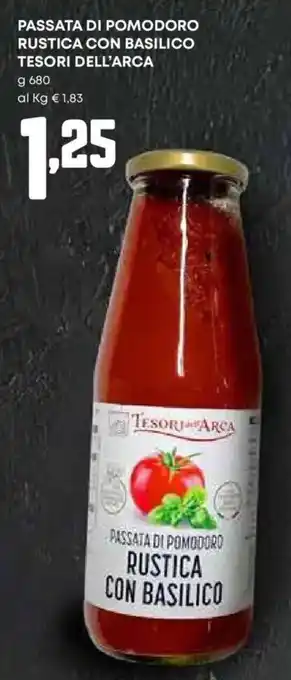 Pam Passata di pomodoro rustica con basilico TESORI DELL'ARCA offerta