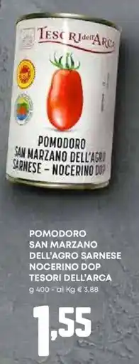 Pam Pomodoro san marzano dell'agro sarnese nocerino dop TESORI DELL'ARCA offerta