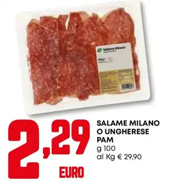 Pam Salame milano o ungherese PAM offerta