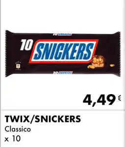 Iper Tosano Twix/snickers classico x 10 offerta