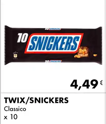 Iper Tosano Twix/snickers classico x 10 offerta