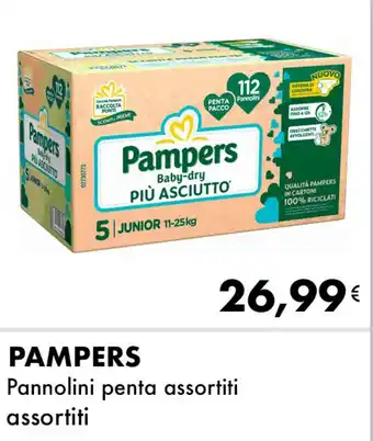 Iper Tosano Pampers pannolini penta assortiti assortiti offerta