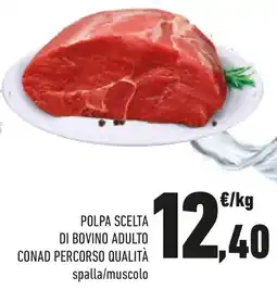 Conad Polpa scelta di bovino adulto conad percorso qualità spalla/muscolo offerta