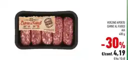 Conad Verzino aperto carne al fuoco aia offerta