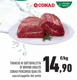 Conad Superstore Trancio di sottopaletta di bovino adulto CONAD PERCORSO QUALITÀ offerta