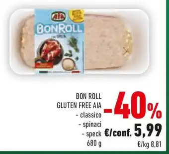 Conad Bon roll gluten free aia - classico - spinaci Speck offerta