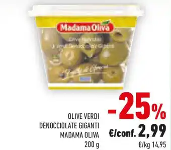 Conad Olive verdi denocciolate giganti madama oliva offerta