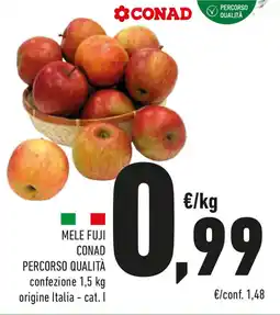 Conad Mele fuji conad percorso qualità confezione origine italia - cat. i offerta