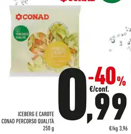 Conad Iceberg e carote conad percorso qualità offerta