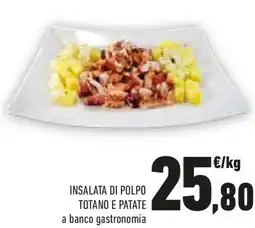 Conad Insalata di polpo totano e patate a banco gastronomia offerta