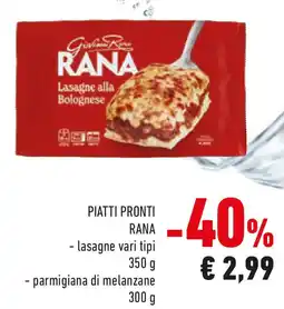 Conad Piatti pronti RANA offerta