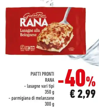 Conad Piatti pronti RANA offerta