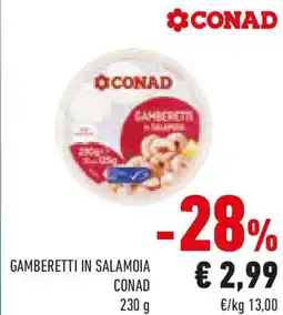 Conad Gamberetti in SALAMOIA CONAD offerta