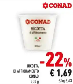 Conad Ricotta di affioramento CONAD offerta