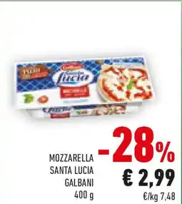 Conad Mozzarella santa lucia GALBANI offerta