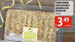 Tigros Chiacchiere con glassa e granella di pistacchi offerta