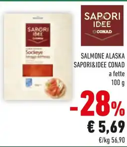 Conad Salmone alaska SAPORI&IDEE CONAD offerta