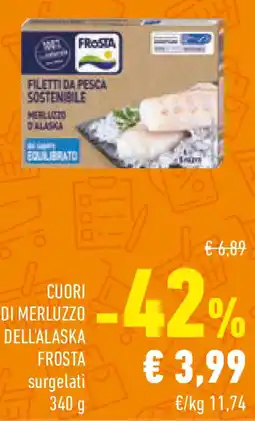 Conad Cuori di merluzzo dell'alaska FROSTA offerta